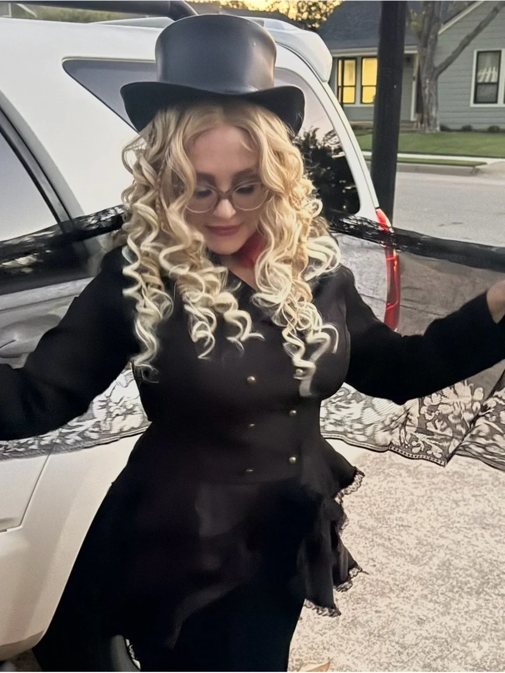 Rebel Gypsy Wig Ghost In My Guitar Blonde Spiral Curls Standard Size